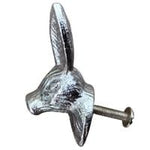 Load image into Gallery viewer, Silver Hare Knob
