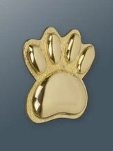 Brass Dog/Cat Door Knocker - Brass Finish