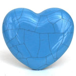 Load image into Gallery viewer, Crackle Glazed Blue Heart
